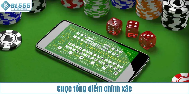Cược tổng điểm chính xác trong tài xỉu online